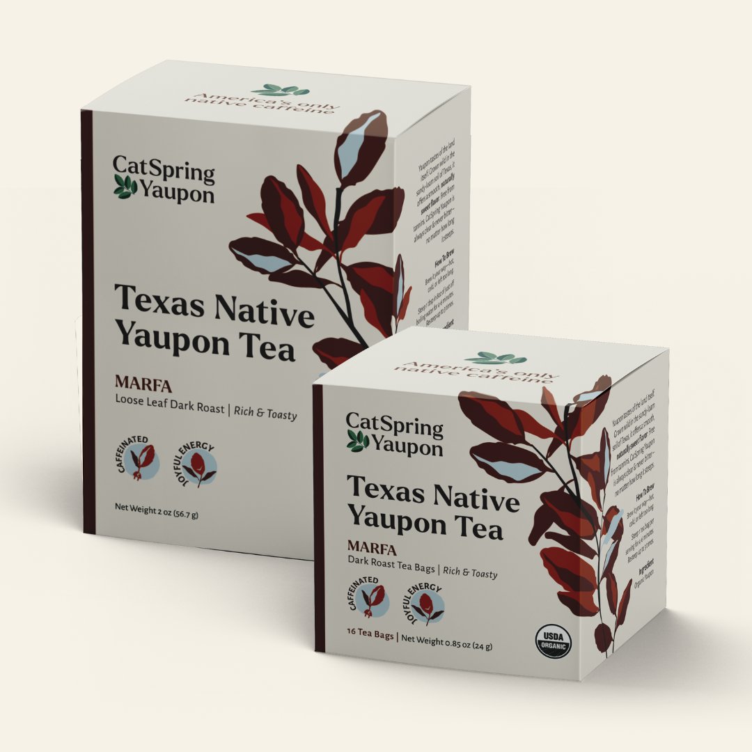 thumbnail image 2 of Cat Spring Pedernales Green Yaupon Loose Leaf Tea, 2 Oz | Central Market - Really Into Food 2 of 14
