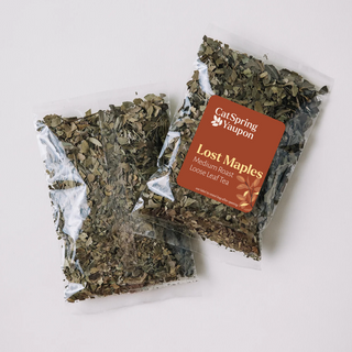 Loose Leaf Yaupon Starter Kit – 3 Roasts + Glass Tumbler