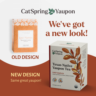 Lost Maples Medium Roast Yaupon – Bold & Complex – Loose Leaf & Teabags