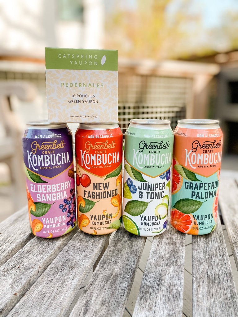 Flavorful Probiotic Brews On the Go with Greenbelt Kombucha - CatSpring Yaupon