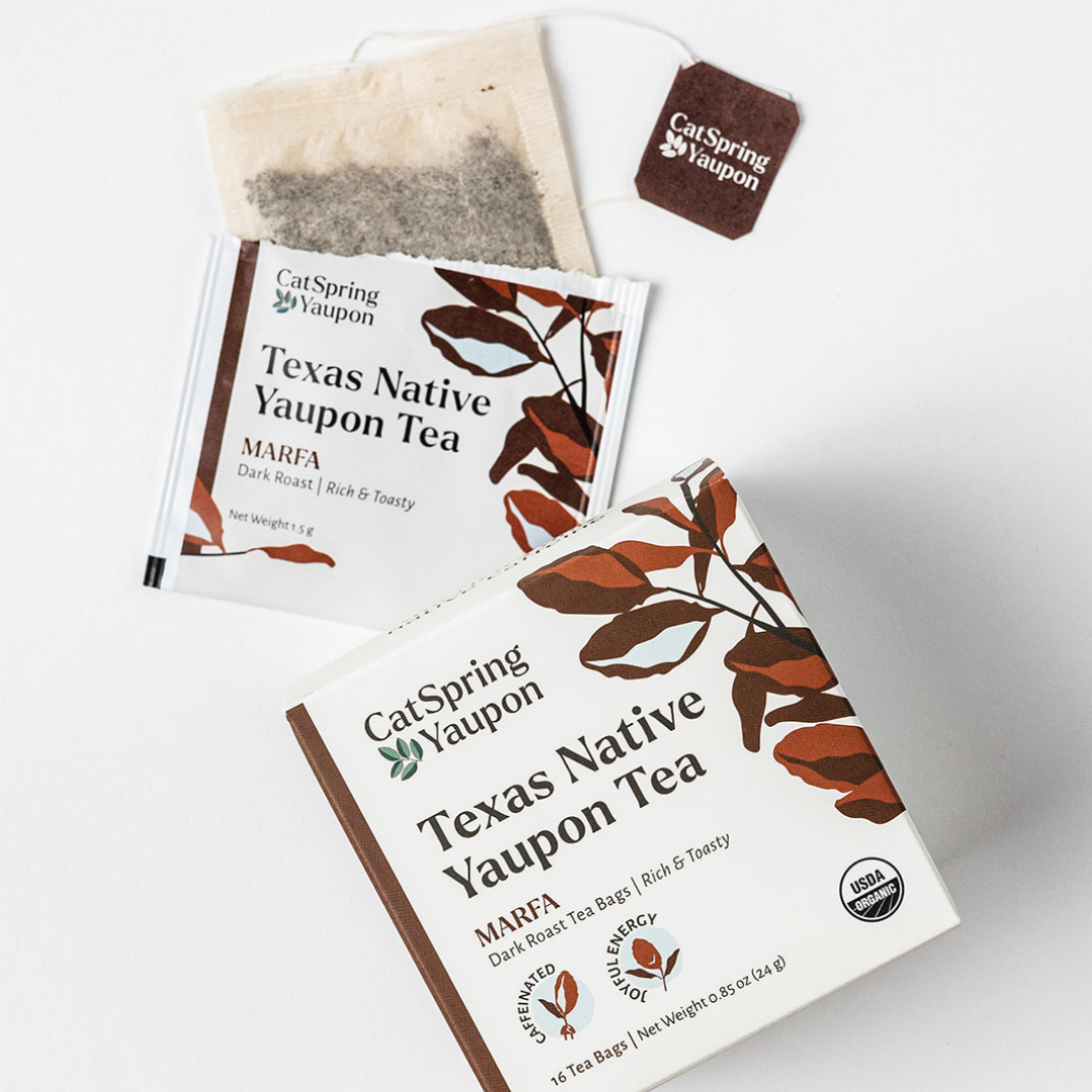 【EP】DETERMINATIONS　TEA FOR TWOほか Marfa Dark Roast Yaupon Tea – Bold & Smooth | CatSpring Yaupon