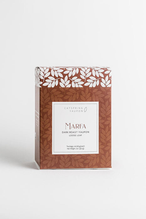 Marfa - Dark Roast  (Loose leaf &amp; teabags) - CatSpring Yaupon