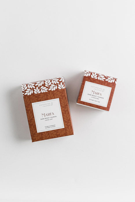 Marfa - Dark Roast  (Loose leaf &amp; teabags) - CatSpring Yaupon