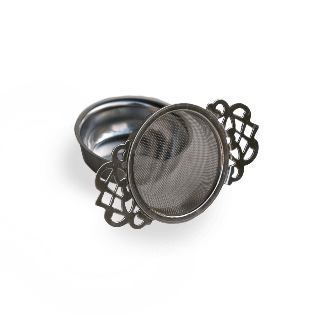 English Tea Strainer with Drip Cup